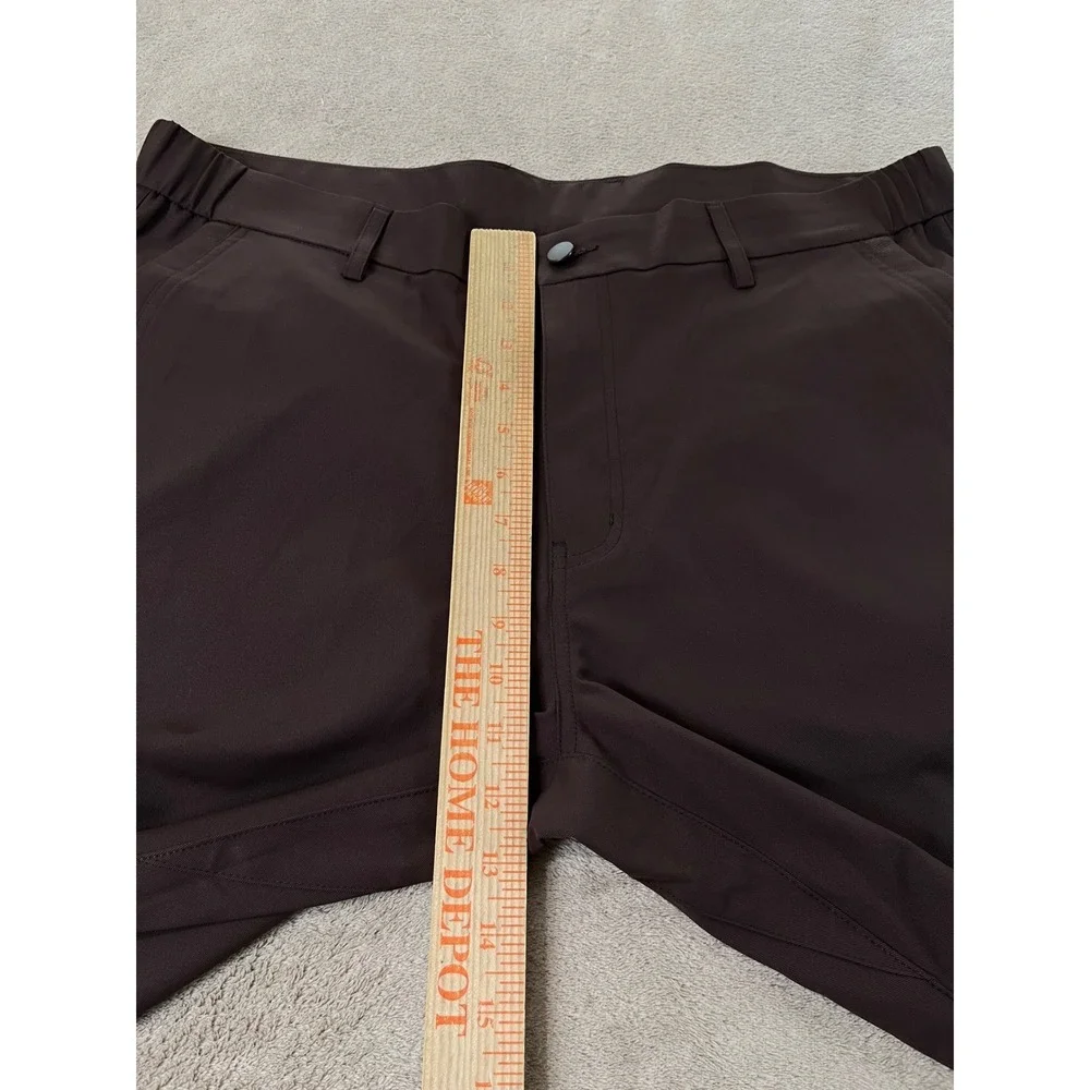 Jack Archer Jetsetter Pants Men's 36x28  Chocolate Brown Slim Fit Tech Chin EUC